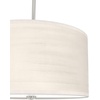 image:imageHunter  Solhaven 2light Bleached Alder Medium Size Pendant Light Dimmable Modern Style Drum Shaped for Bedrooms Kitchens Dining Living Rooms  19243