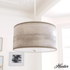 image:imageHunter  Solhaven 2light Light Grey Oak Medium Size Pendant Light Dimmable Modern Style Drum Shaped for Bedrooms Kitchens Dining Living Rooms  19242
