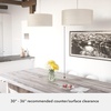 image:imageHunter  Solhaven 3light Bleached Alder Medium Size Pendant Light Dimmable Modern Style Drum Shaped for Bedrooms Kitchens Dining Living Rooms  19380