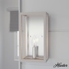 image:imageHunter  Squire Manor 1Light Brushed Nickel Small Sconce Light Dimmable Modern Style for Bedrooms Kitchens Foyers Bathrooms  19670Brushed Nickel