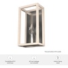 image:imageHunter  Squire Manor 1Light Brushed Nickel Small Sconce Light Dimmable Modern Style for Bedrooms Kitchens Foyers Bathrooms  19670Brushed Nickel