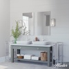 image:imageHunter  Squire Manor 1Light Brushed Nickel Small Sconce Light Dimmable Modern Style for Bedrooms Kitchens Foyers Bathrooms  19670Brushed Nickel