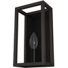 image:imageHunter  Squire Manor 1Light Matte Black Small Sconce Light Dimmable Modern Style for Bedrooms Kitchens Foyers Bathrooms  19669