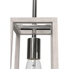 image:imageHunter  Squire Manor 1light Chrome Mini Pendant Light Dimmable Modern Style Rectangle Shaped for Bedrooms Kitchens Dining Living Rooms  19110