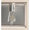 image:imageHunter  Squire Manor 2light Brushed Nickel Medium Size Vanity Light Dimmable Modern Style for Bedrooms Kitchens Foyers Bathrooms  19672