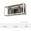 image:imageHunter  Squire Manor 2light Distressed White Medium Size Vanity Light Dimmable Modern Style for Bedrooms Kitchens Foyers Bathrooms  19035