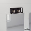 image:imageHunter  Squire Manor 2light Matte Black Medium Size Vanity Light Dimmable Modern Style for Bedrooms Kitchens Foyers Bathrooms  19671