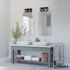 image:imageHunter  Squire Manor 2light Matte Black Medium Size Vanity Light Dimmable Modern Style for Bedrooms Kitchens Foyers Bathrooms  19671