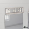 image:imageHunter  Squire Manor 3light Brushed Nickel Medium Size Vanity Light Dimmable Modern Style for Bedrooms Kitchens Foyers Bathrooms  19674