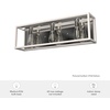 image:imageHunter  Squire Manor 3light Distressed White Medium Size Vanity Light Dimmable Modern Style for Bedrooms Kitchens Foyers Bathrooms  19036