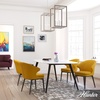 image:imageHunter  Squire Manor 4light Brushed Nickel Medium Size Pendant Light Dimmable Modern Style Rectangle Shaped for Bedrooms Kitchens Dining Living Rooms  19695
