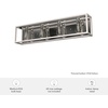 image:imageHunter  Squire Manor 4light Distressed White Medium Size Vanity Light Dimmable Modern Style for Bedrooms Kitchens Foyers Bathrooms  19037
