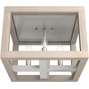 image:imageHunter  Squire Manor 4light Matte Black Medium Size Flush Mount Light Dimmable Modern Style for Bedrooms Kitchens Dining Living Rooms  19088Brushed Nickel