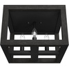 image:imageHunter  Squire Manor 4light Matte Black Medium Size Flush Mount Light Dimmable Modern Style for Bedrooms Kitchens Dining Living Rooms  19088Brushed Nickel