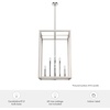 image:imageHunter  Squire Manor 8light Chrome Large Pendant Light Dimmable Rectangle Shaped for Bedrooms Kitchens Dining Living Rooms  19109