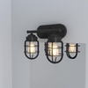 image:imageHunter  Starklake 2light Noble Bronze Small Vanity Light Dimmable Caged Style for Bedrooms Kitchens Foyers Bathrooms  19043Noble Bronze
