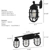 image:imageHunter  Starklake 3Light Noble Bronze Medium Size Vanity Light Dimmable for Bedrooms Kitchens Foyers Bathrooms  19044