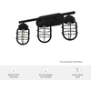 image:imageHunter  Starklake 3Light Noble Bronze Medium Size Vanity Light Dimmable for Bedrooms Kitchens Foyers Bathrooms  19044