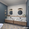 image:imageHunter  Starklake 3Light Noble Bronze Medium Size Vanity Light Dimmable for Bedrooms Kitchens Foyers Bathrooms  19044