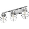 image:imageHunter  Starklake 3light Chrome Medium Size Vanity Light Dimmable for Bedrooms Kitchens Foyers Bathrooms  19051Chrome