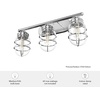 image:imageHunter  Starklake 3light Chrome Medium Size Vanity Light Dimmable for Bedrooms Kitchens Foyers Bathrooms  19051Chrome