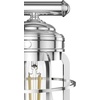 image:imageHunter  Starklake 4Light Chrome Large Vanity Light Dimmable Caged Style for Bedrooms Kitchens Foyers Bathrooms  19052