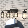 image:imageHunter  Starklake 4light Noble Bronze Large Vanity Light Dimmable Caged Style for Bedrooms Kitchens Foyers Bathrooms  19045