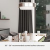 image:imageHunter  Station 4light Brushed Nickel Large Pendant Light Dimmable Drum Shaped for Bedrooms Kitchens Dining Living Rooms  19276