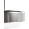 image:imageHunter  Station 4light Brushed Nickel Large Pendant Light Dimmable Drum Shaped for Bedrooms Kitchens Dining Living Rooms  19276