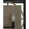 image:imageHunter  Stone Creek 2Light French Oak Rustic Style Dimmable Medium Size Sconce Light for Bedrooms Kitchens Foyers Bathrooms  19227