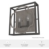 image:imageHunter  Stone Creek 2light Noble Bronze Medium Size Sconce Light Dimmable Rustic Style for Bedrooms Kitchens Foyers Bathrooms  19228