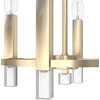 image:imageHunter  Sunjai 4Light Alturas Gold Formal Style Dimmable Medium Size Flush Mount Light for Bedrooms Kitchens Foyers Bathrooms  19525