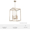 image:imageHunter  Sunjai 4Light Alturas Gold Formal Style Dimmable Medium Size Pendant Light for Bedrooms Kitchens Dining Living Rooms  19990