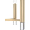 image:imageHunter  Sunjai 4Light Alturas Gold Medium Size Pendant Light Dimmable Formal Style Candle Shaped for Bedrooms Kitchens Dining Living Rooms  19517