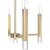 image:imageHunter  Sunjai 4Light Alturas Gold Medium Size Pendant Light Dimmable Formal Style Candle Shaped for Bedrooms Kitchens Dining Living Rooms  19517