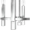 image:imageHunter  Sunjai 4light Brushed Nickel Medium Size Flush Mount Light Dimmable Formal Style for Bedrooms Kitchens Foyers Bathrooms  19524