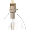 image:imageHunter  Van Nuys 1Light Alturas Gold Small Pendant Light Dimmable Transitional Style Bell Shaped for Bedrooms Kitchens Dining Living Rooms  19345