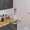 image:imageHunter  Van Nuys 1Light Alturas Gold Small Pendant Light Dimmable Transitional Style Bell Shaped for Bedrooms Kitchens Dining Living Rooms  19345