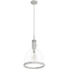 image:imageHunter  Van Nuys 1light Brushed Nickel Medium Size Pendant Light Dimmable Transitional Style Bell Shaped for Bedrooms Kitchens Dining Living Rooms  19296
