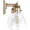 image:imageHunter  Van Nuys 2Light Alturas Gold Transitional Style Dimmable Small Vanity Light for Bedrooms Kitchens Foyers Bathrooms  48034