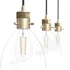 image:imageHunter  Van Nuys 3Light Alturas Gold Transitional Style Dimmable Large Cluster Light for Bedrooms Kitchens Dining Living Rooms  19307