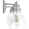 image:imageHunter  Van Nuys 3Light Brushed Nickel Transitional Style Dimmable Medium Size Vanity Light for Bedrooms Kitchens Foyers Bathrooms  48036