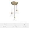 image:imageHunter  Van Nuys 3light Alturas Gold Medium Size Cluster Light Dimmable Transitional Style Round Shaped for Bedrooms Kitchens Dining Living Rooms  19309