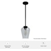 image:imageHunter  Vidria 1light Matte Black Small Pendant Light Dimmable Formal Style Bell Shaped for Bedrooms Kitchens Dining Living Rooms  19724