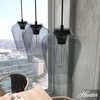 image:imageHunter  Vidria 3light Matte Black Large Cluster Light Dimmable Formal Style for Bedrooms Kitchens Dining Living Rooms  19726
