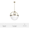 image:imageHunter  Wedgefield 4Light Alturas Gold Formal Style Dimmable Large Pendant Light for Bedrooms Kitchens Dining Living Rooms  19238