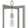 image:imageHunter  Woodburn 1light Brushed Nickel Medium Size Pendant Light Dimmable Modern Style Rectangle Shaped for Bedrooms Kitchens Dining Living Rooms  19813Brushed Nickel
