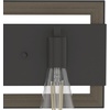 image:imageHunter  Woodburn 2Light Noble Bronze Dimmable Medium Size Vanity Light for Bedrooms Kitchens Foyers Bathrooms  19862Noble Bronze