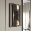 image:imageHunter  Woodburn 2Light Noble Bronze Modern Style Dimmable Medium Size Sconce Light for Bedrooms Kitchens Foyers Bathrooms  19816