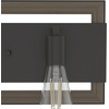 image:imageHunter  Woodburn 3light Noble Bronze Medium Size Vanity Light Dimmable Rectangle Shaped for Bedrooms Kitchens Foyers Bathrooms  19864